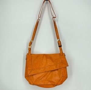 Kooba crossbody purse. Bright orange! Adjustable handles.